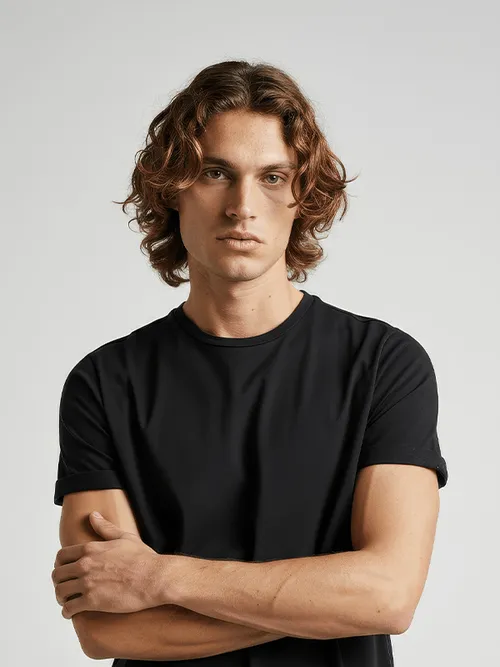 man with light background